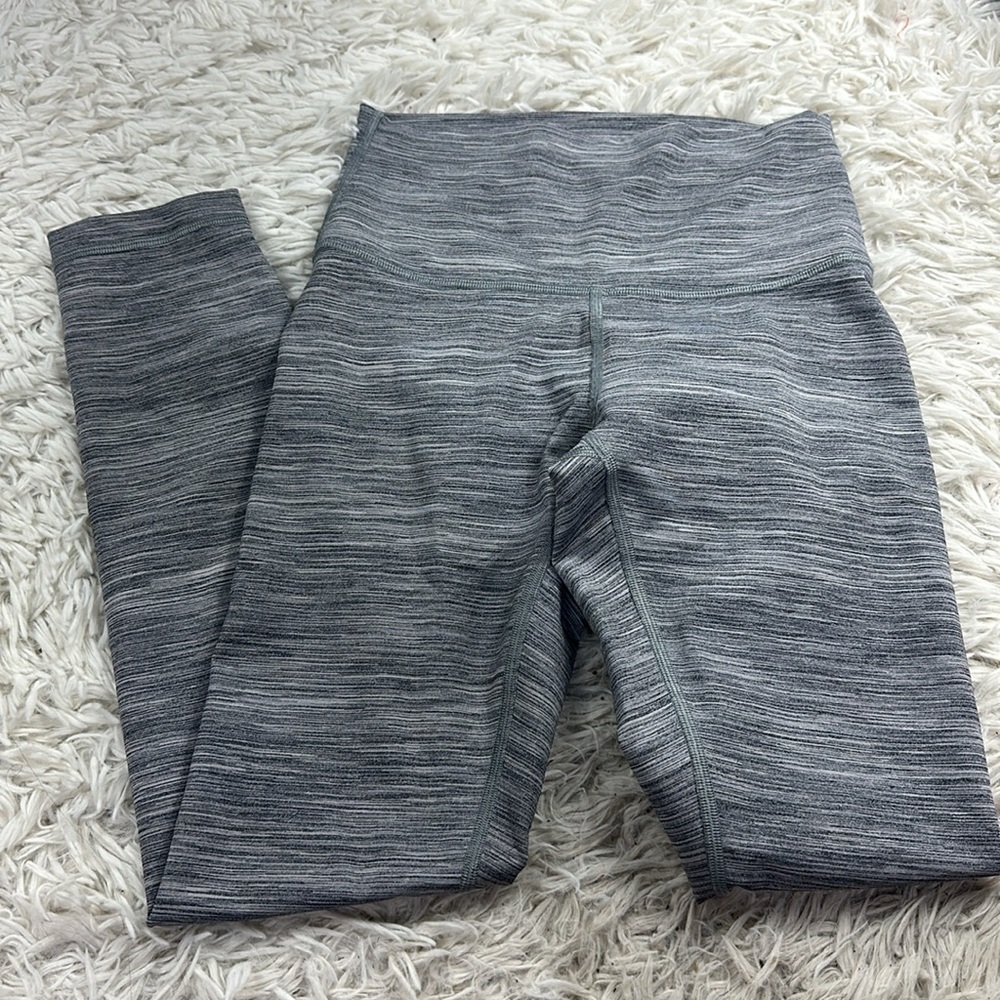Lululemon Wunder Under Pant Space Dye Camo Black Dark Slate
